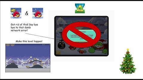 How To Fix Network Error In Angry Birds Seasons HD & SD v2.1.0-2.1.2 On iOS!