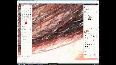 How to change your eye and lip colour in GIMP