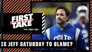Is Jeff Saturday responsible for the Colts' poor time management? 👀 | First Take