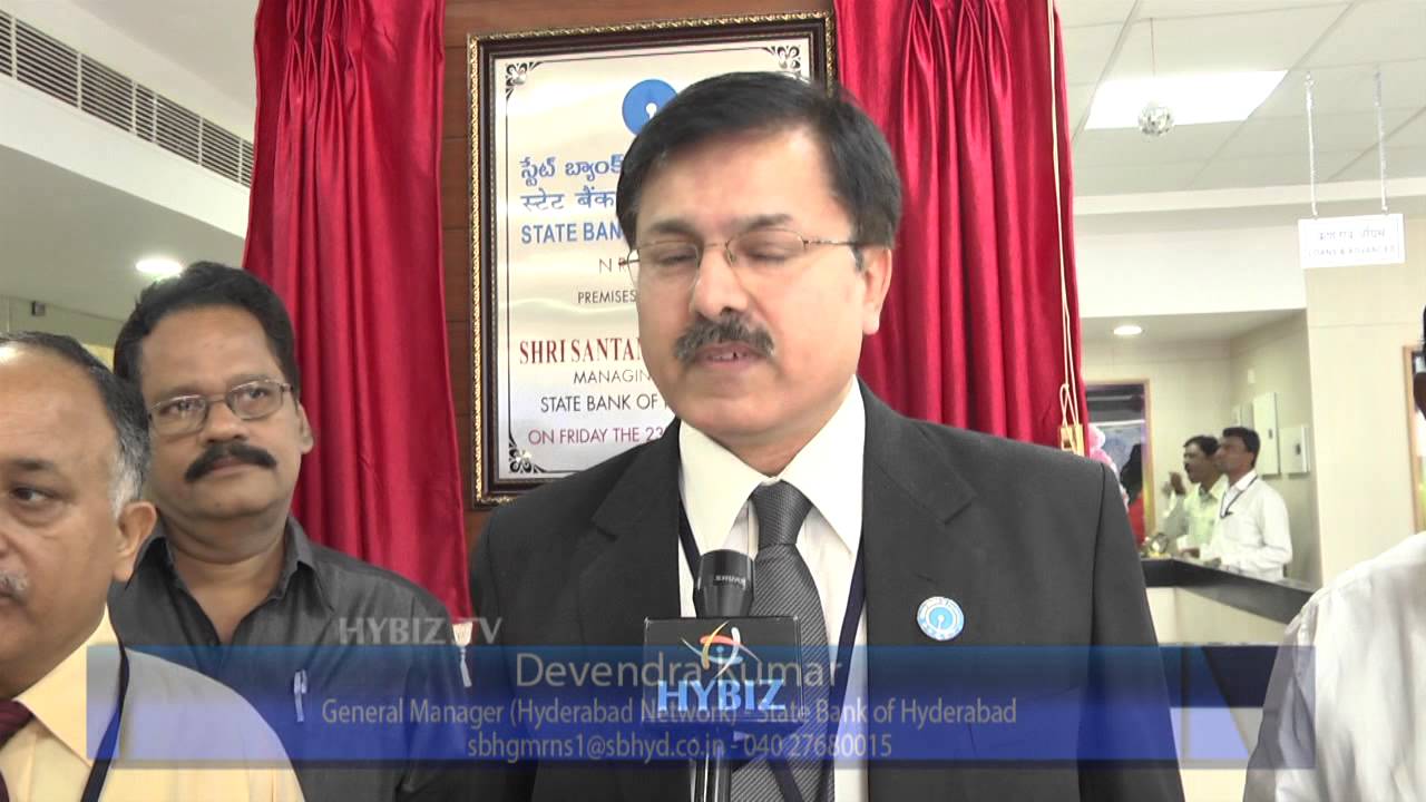 Devendra Kumar GM SBH Inaugurates SBH NRI Branch At Himayatnagar ...