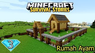 Membuat Kandang Ayam (Minecraft Survival Episode 3)