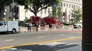 Lafd engine 4 responding