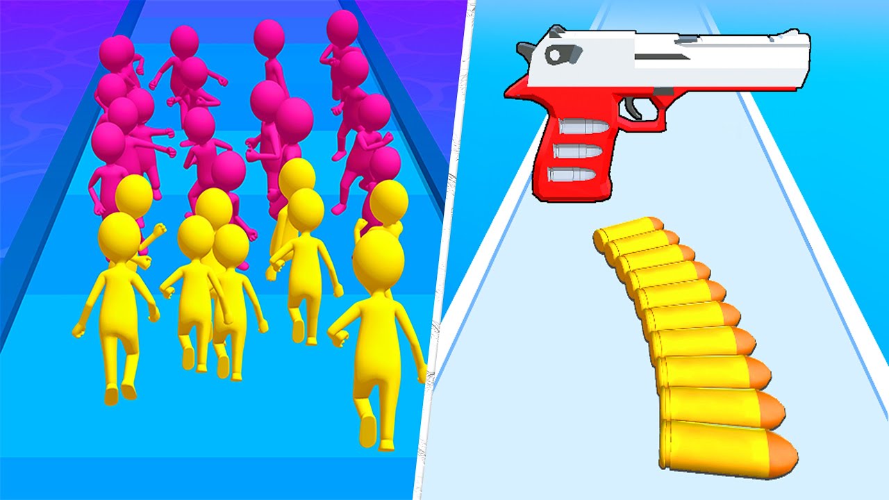 Satisfying Mobile Games 2023 - Join Clash 3D, Bullet Stack, Going Balls, Race Master 3D, A-Z Run...