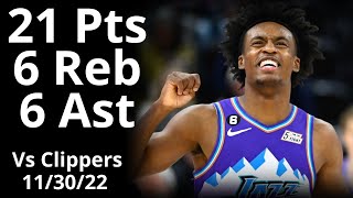 Collin Sexton 21 Pts 6 Ast 6 Reb vs Clippers Highlights