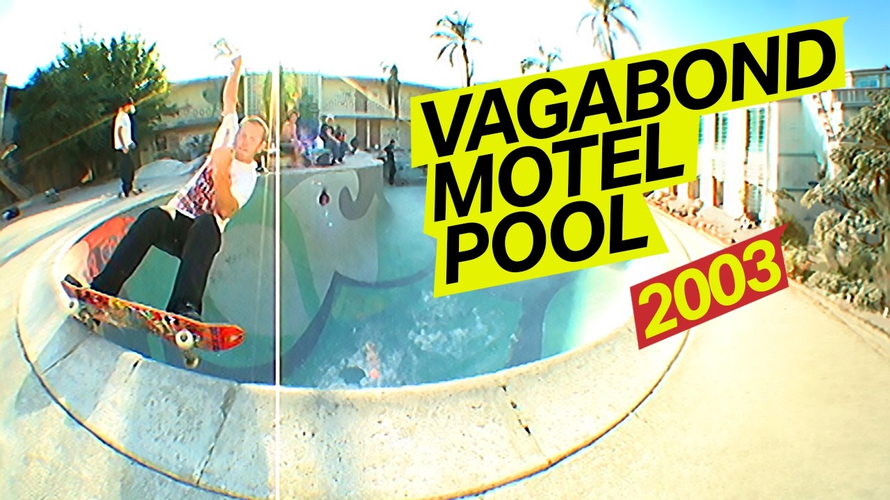 The Famous Vagabond Motel Pool in 2003 Featuring Chet Childress and Ryan Johnson