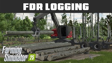 Forwarding From Different Camera Views - FDR Logging 28 - Farming Simulator 2025
