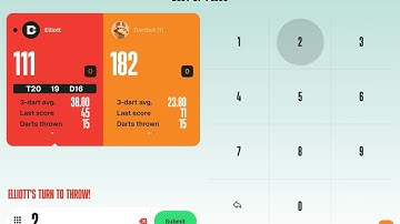 Me vs level 1 dart bot