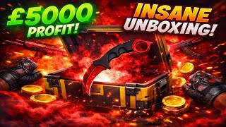 I Made INSANE!! Profit Opening CSGO Cases (Unbelievable)
