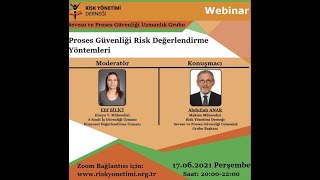 Ri̇skyön Webi̇nar Proses Güvenliği Risk Değerlendirme Yöntemleri