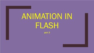 Animation in Flash || Shape tween || Motion Guide