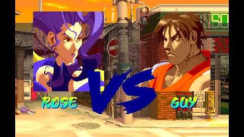 Street Fighter Zero (arcade) - Mister FPGA - 1cc Rose