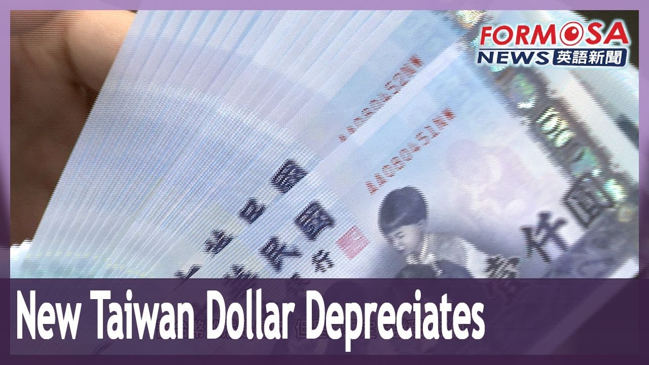 New Taiwan dollar drops to three-year low against the US dollar