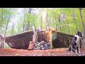 Bushcraft Survival Log Home - How to Build: Part Two