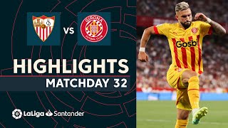 Resumen de Sevilla FC vs Girona FC (0-2)