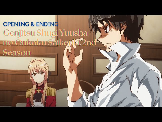 El anime Genjitsu Shugi Yuusha no Oukoku Saikenki celebró el final de su  segunda parte