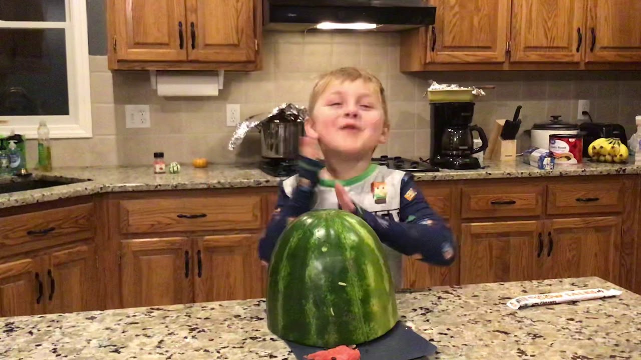 How to smash a watermelon with your fist🍉🍉 YouTube