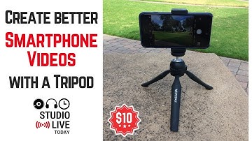 Create better smartphone videos with a portable tripod (Vivitar)