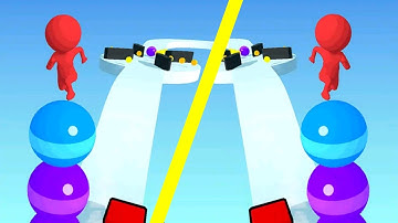 🟢 🟡 Stack Rider Vs Stack Rider | All Levels Gameplay Walkthrough Android iOS Gaming NO. 2511