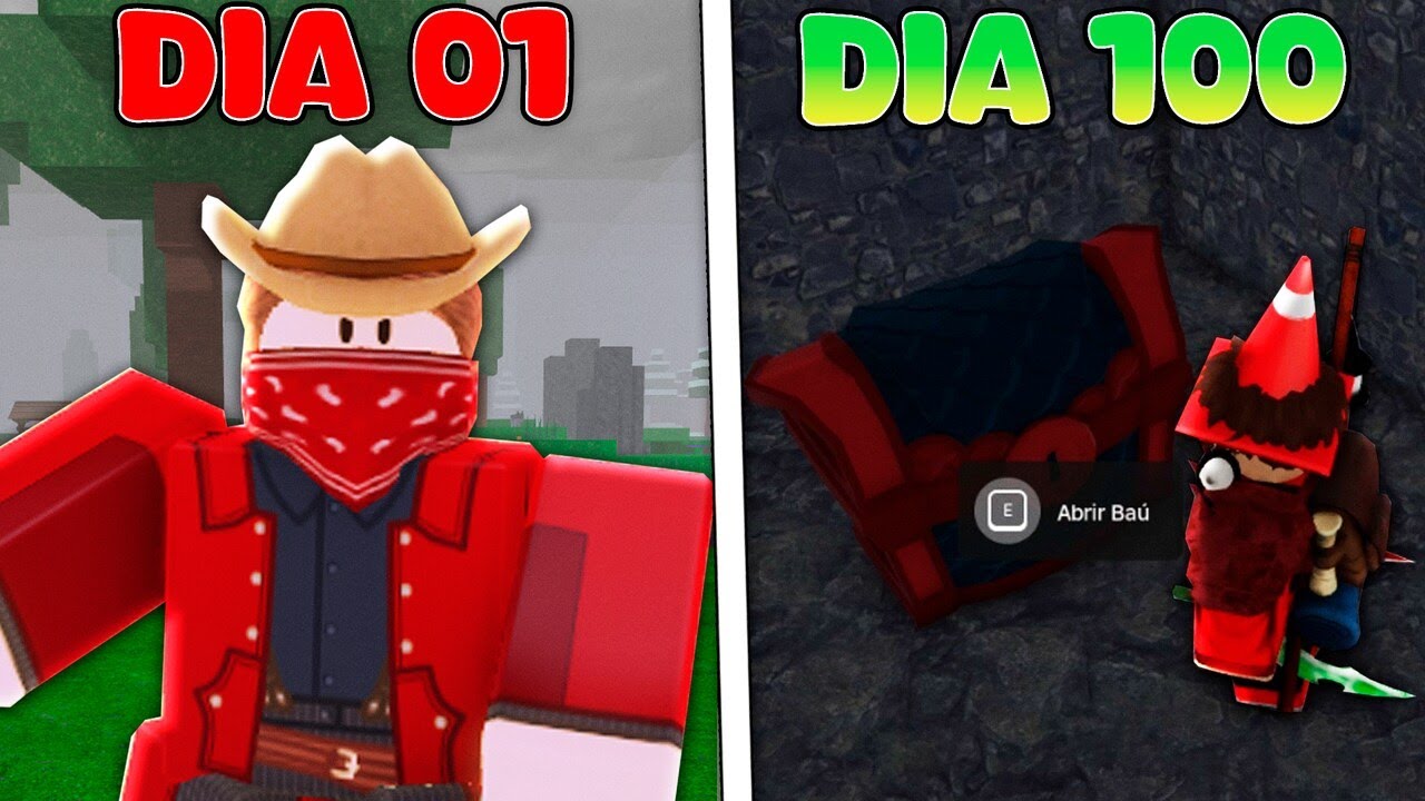 SOBREVIVI 100 DIAS COMO APOSTADOR NO 99 NOITES NA FLORESTA