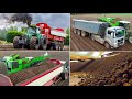 Potato harvest and storage  fendt 824  man agrar truck  avr puma 40  vd borne aardappelen