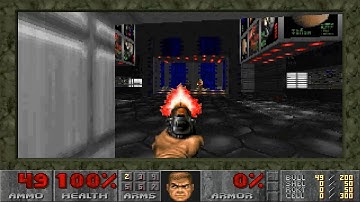 AMIGA TESTING DOOM ATTACK PORT FOR DOOM WINUAE AGA CPU SET TO FASTEST POSSIBLE OPTION