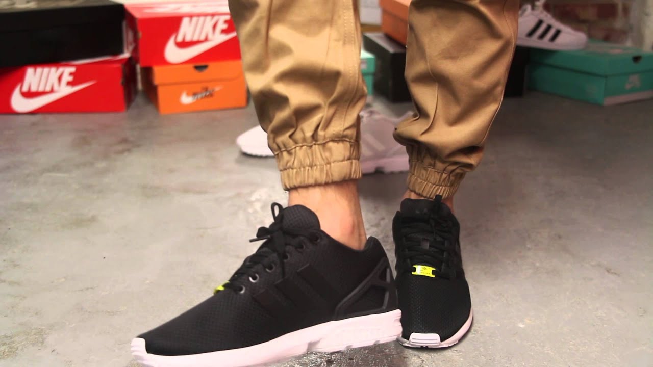 adidas zx flux on feet