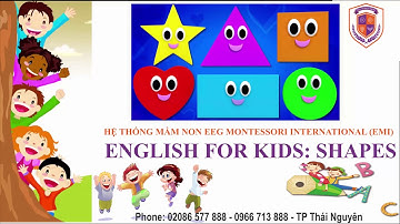 Học tiếng Anh qua thẻ Flashcard | Hình Dạng Cơ Bản Shapes | Mầm Non EEG Montessori