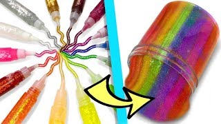 Will it Slime? Testing Daiso Glitter Glue! - Do you think it will slime?