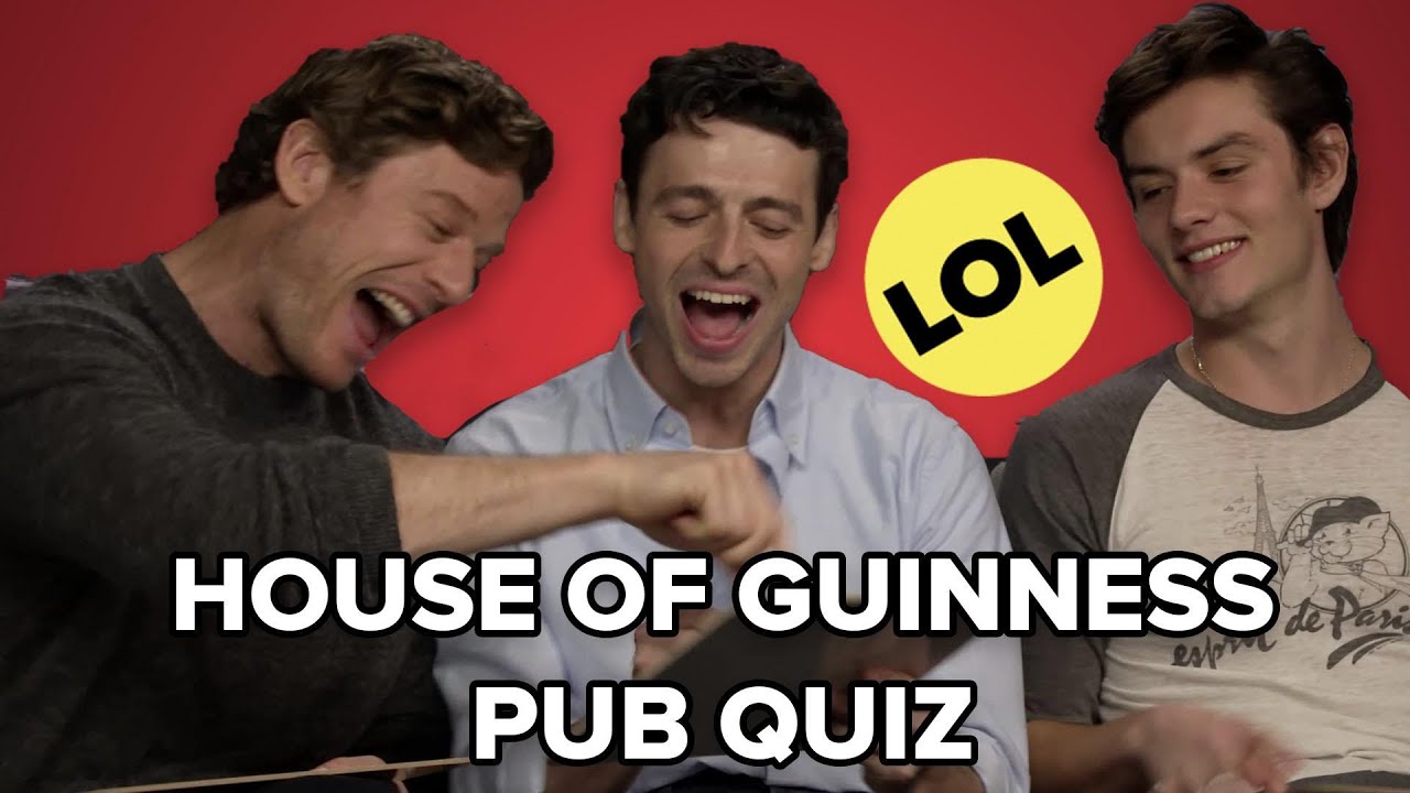 The House of Guinness Cast Take a Pub Quiz - Louis Partridge, James Norton, Anthony Boyle