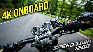 Triumph Speed Twin 1200 I Onboard camera DJI [4K]