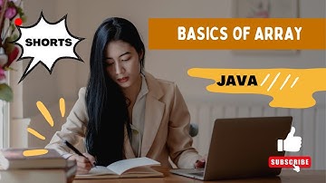 BASICS OF ARRAY | JAVA | #shorts
