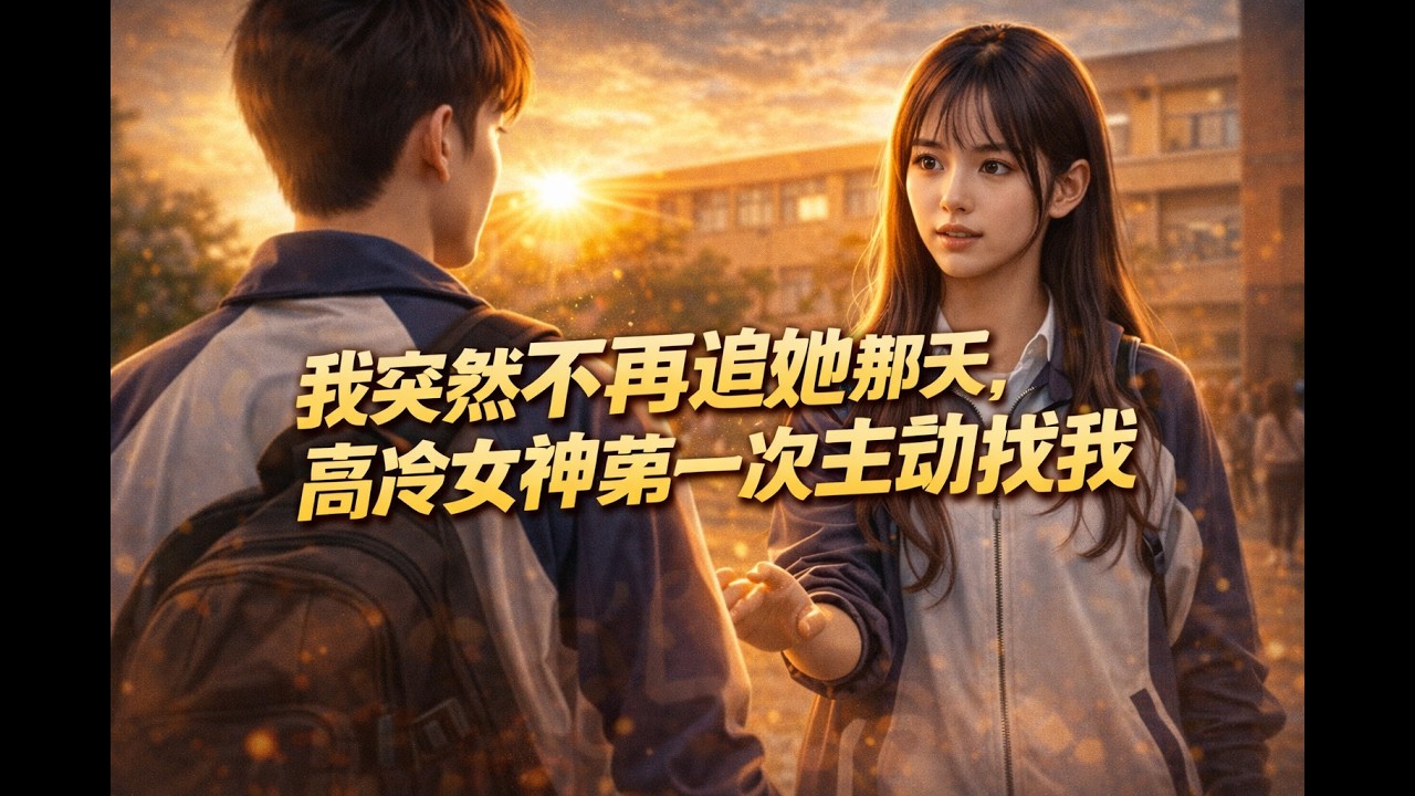 我突然不再追她那天，高冷女神第一次主动找我