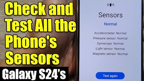 🔍 Galaxy S24/S24+ Ultra: Secret Diagnostic Menu to Test ALL Phone Sensors (Easy!)