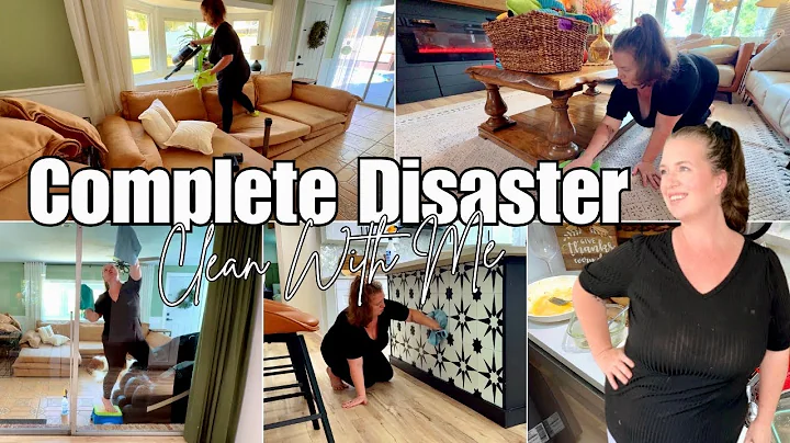 Complete Disaster Speed Cleaning Motivation! Whole House Deep Clean With Me