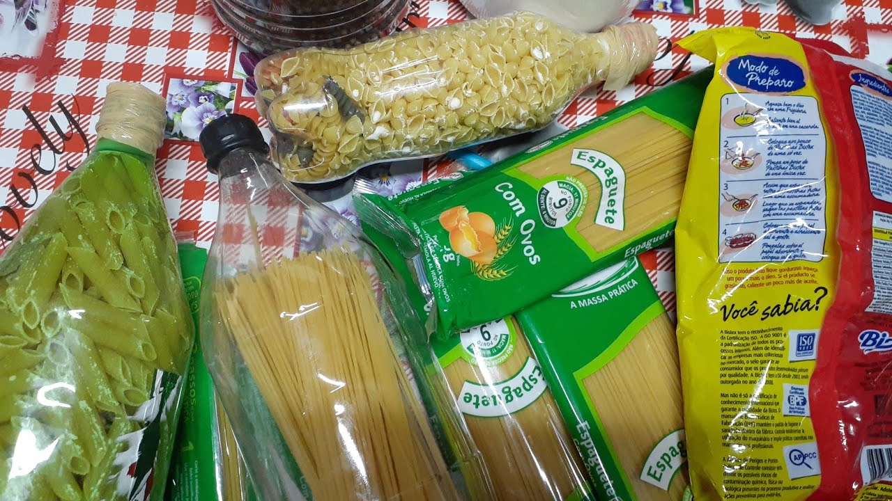 COMO ARMAZENAR MACARRÃO EM PET 