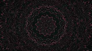 Slate & Rose Neon Kaleidoscope — 4K 10 Hour Screensaver Loop