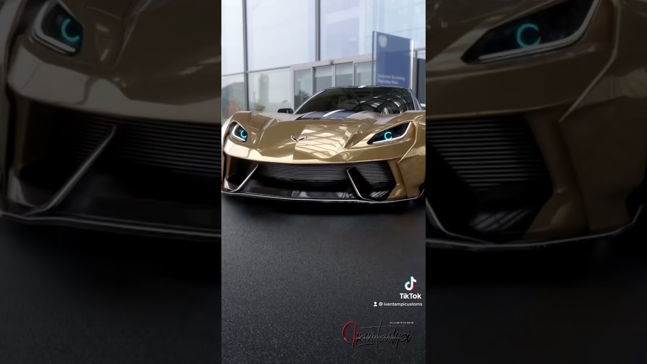 Sick Widebody  Corvette The Black Widow by IvanTampiCustoms