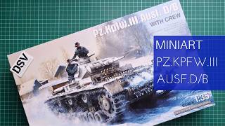 Miniart 1/35 Pz.Kpfw.III Ausf.D/B with Crew (53085) Review