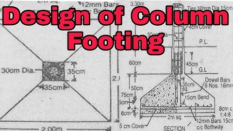 Design of Column Footing | Column Footing Design | Column Footing  | Footing | Foundation 2024