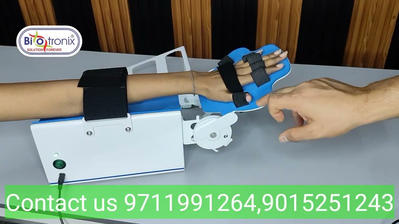 CPM Passive Motion Wrist Device: Specifically crafted for efficient physiotherapy and recovery