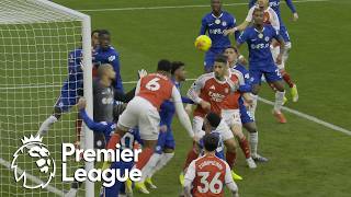 William Saliba gives Arsenal 1-0 lead against Chelsea | Premier League | NBC Sports
