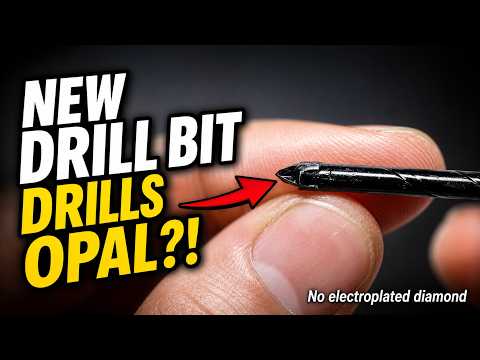 This Drill Bit Changes How I Cut Holes in Opal!