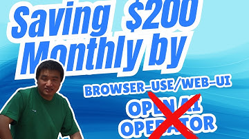 No need spend $200 monthly for OpenAI Operator Agent. You could save $$$ by Using Browser-Use/Web-UI