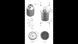 CAD TUGAS 2 WEEK 4 Part Tank in SOLIDWORKS