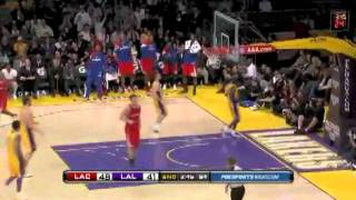 12/19/11: DeAndre Jordan & Blake Griffin 5 dunks vs Lakers
