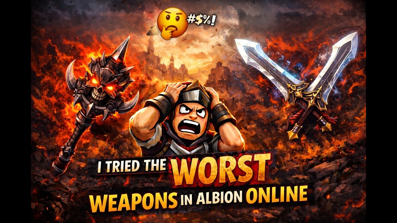 i tried the worst weapons in albion online