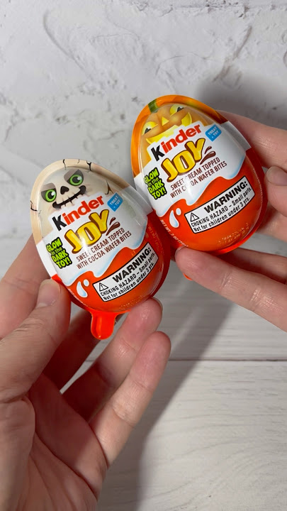 Opening Kinder Joy USA Halloween 🎃👻💀 unboxing #halloween #kinderjoy