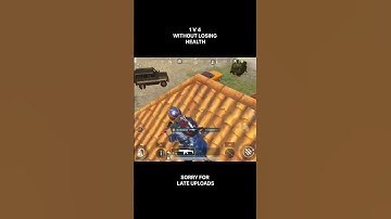 1 V 4 WITHOUT LOSING A SINGLE HP. #bgmi #pubgmobile #pubg #bgmihighlights #1v4clutch #skills