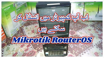 PC based Mikrotik RouterOS Urdu/Hindi