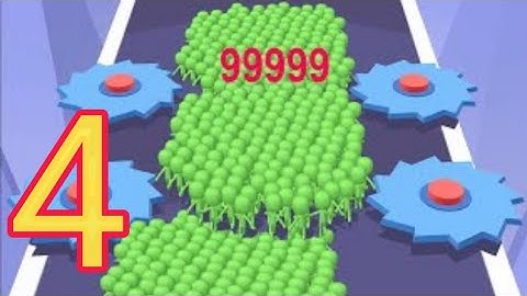 Count Masters: Crowd Clash & Stickman running game - Gameplay Walkthrough Part 4 Levels